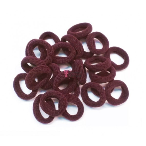 Elastice pentru codite Cod EL033CC, set 25 bucati Visinii